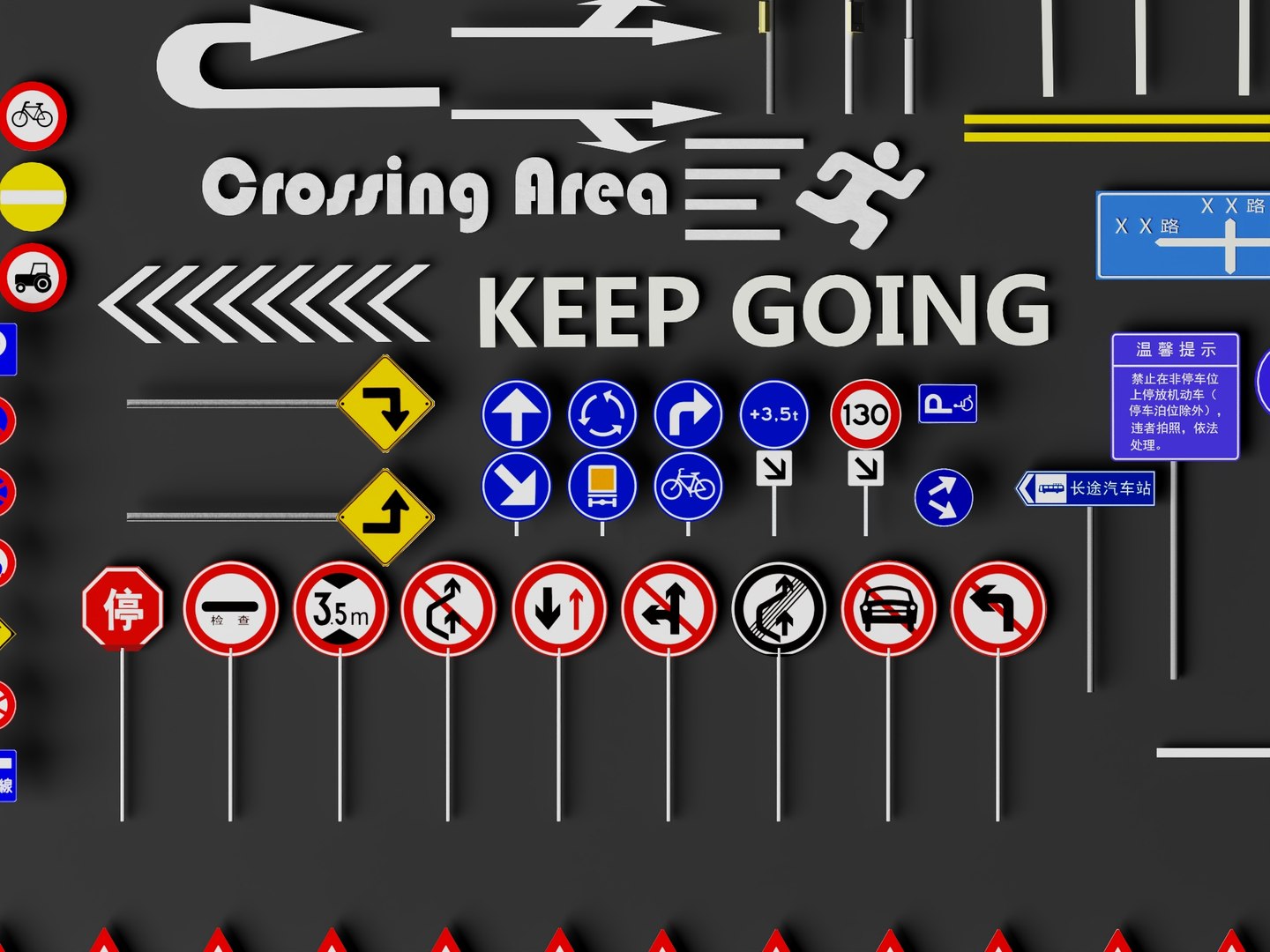 Comprehensive Road Signs  Traffic Elements Pack model https://p.turbosquid.com/ts-thumb/2s/eZKno4/pI/19/jpg/1777514299/1920x1080/fit_q87/508599c414b0963f5133f301dde87ab2343a6649/19.jpg