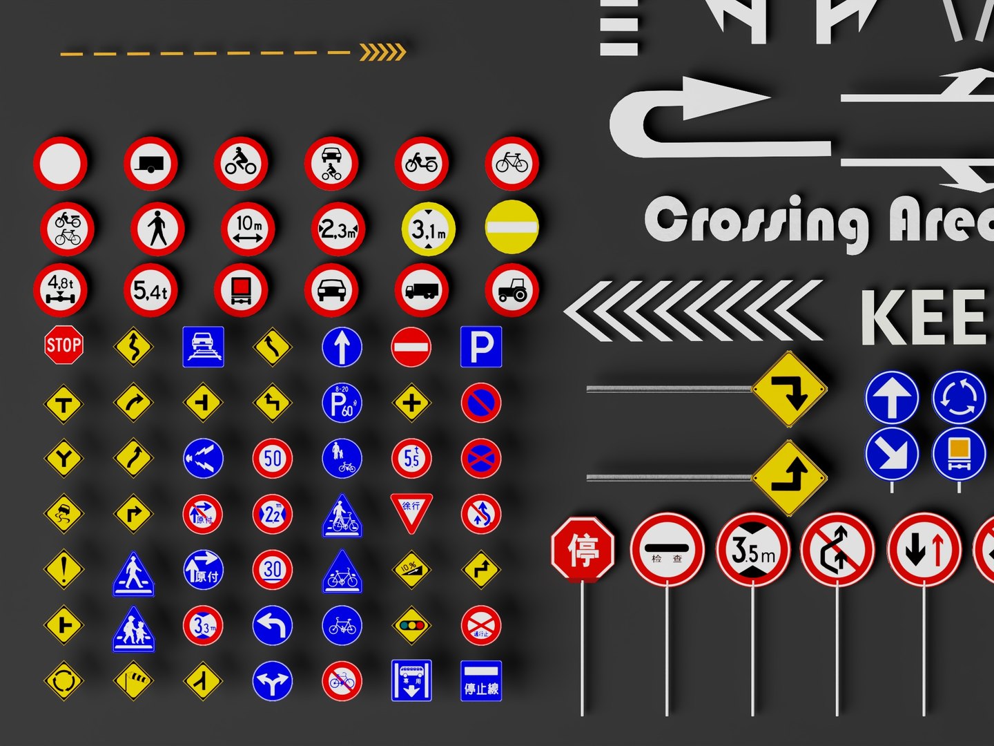 Comprehensive Road Signs  Traffic Elements Pack model https://p.turbosquid.com/ts-thumb/2s/eZKno4/y9/17/jpg/1777514299/1920x1080/fit_q87/c5d121f9c1a2b9f82a47d104338e48142a8c277e/17.jpg