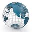 world wire globe 3D
