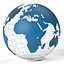 world wire globe 3D