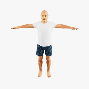 Man character 3D model