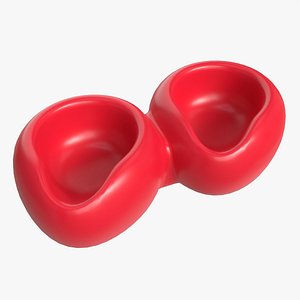 Smoking Pipe Holder Double 3D model