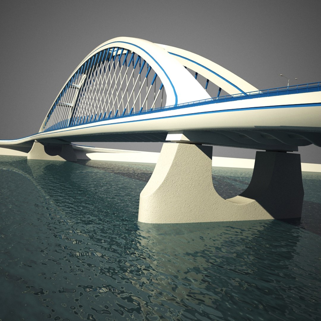 3d Model Apollo Bridge