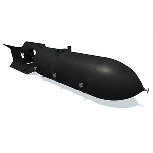 3D model air bomb