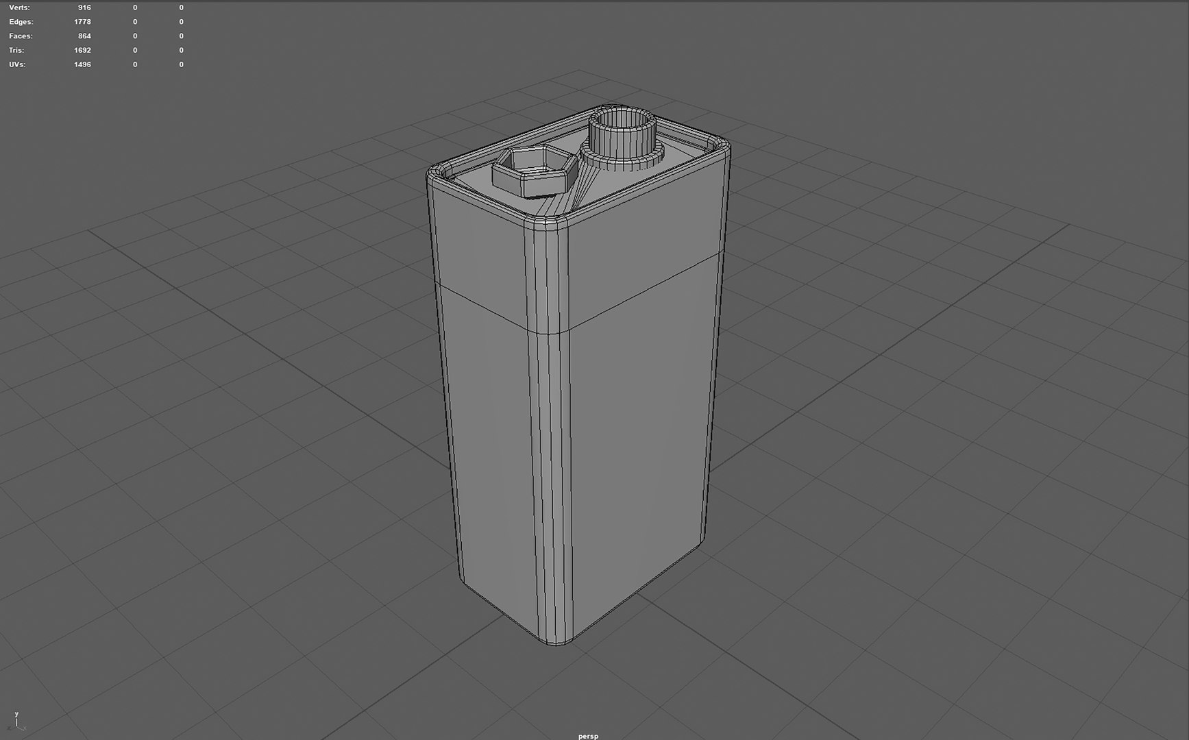 3D 9v Battery model https://p.turbosquid.com/ts-thumb/2t/7bhJGg/Jm/wireframe/jpg/1709063479/1920x1080/fit_q87/ea3e2f2b4fad0acdfceb81645a537d86e68941ae/wireframe.jpg