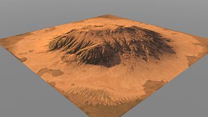 3D Desert hill