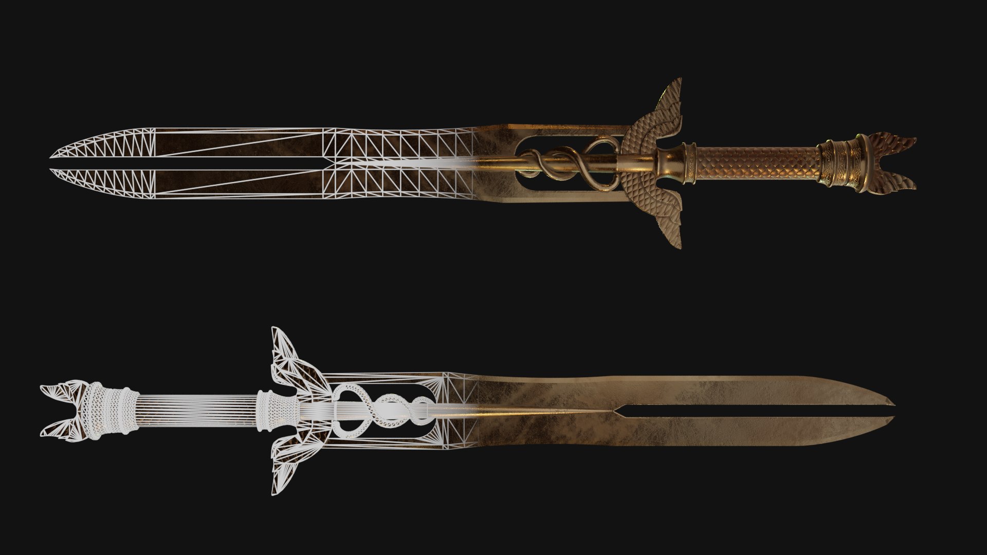 Fantasy Swords 3D Model - TurboSquid 2049142