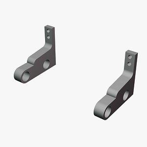 3D Dowel Rack Wall Holder