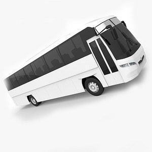 santa daewoo bv115 bus 3d max