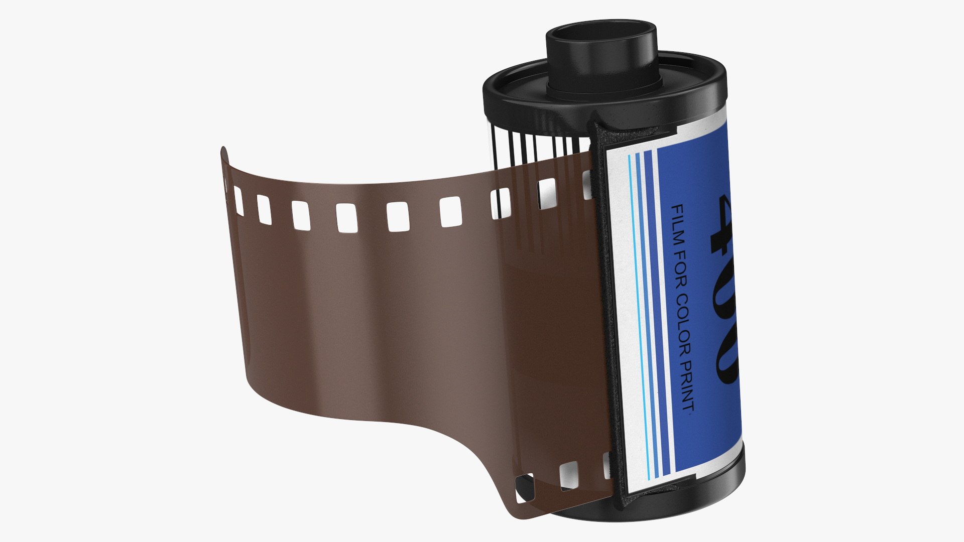 Film Roll 400 Professional 35mm Fur 3D model preview