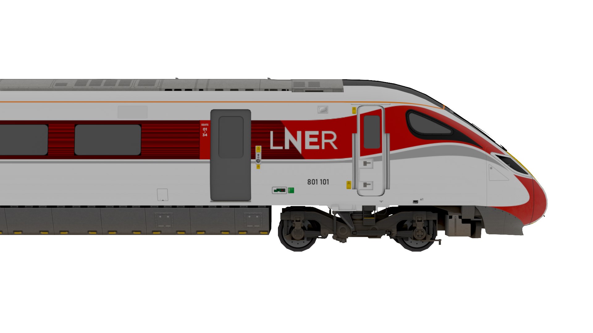 3D Model Fast Train - TurboSquid 2377483