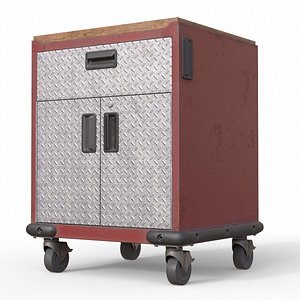 2  Modular Tool Storage Cabinet 2d1s 3D model