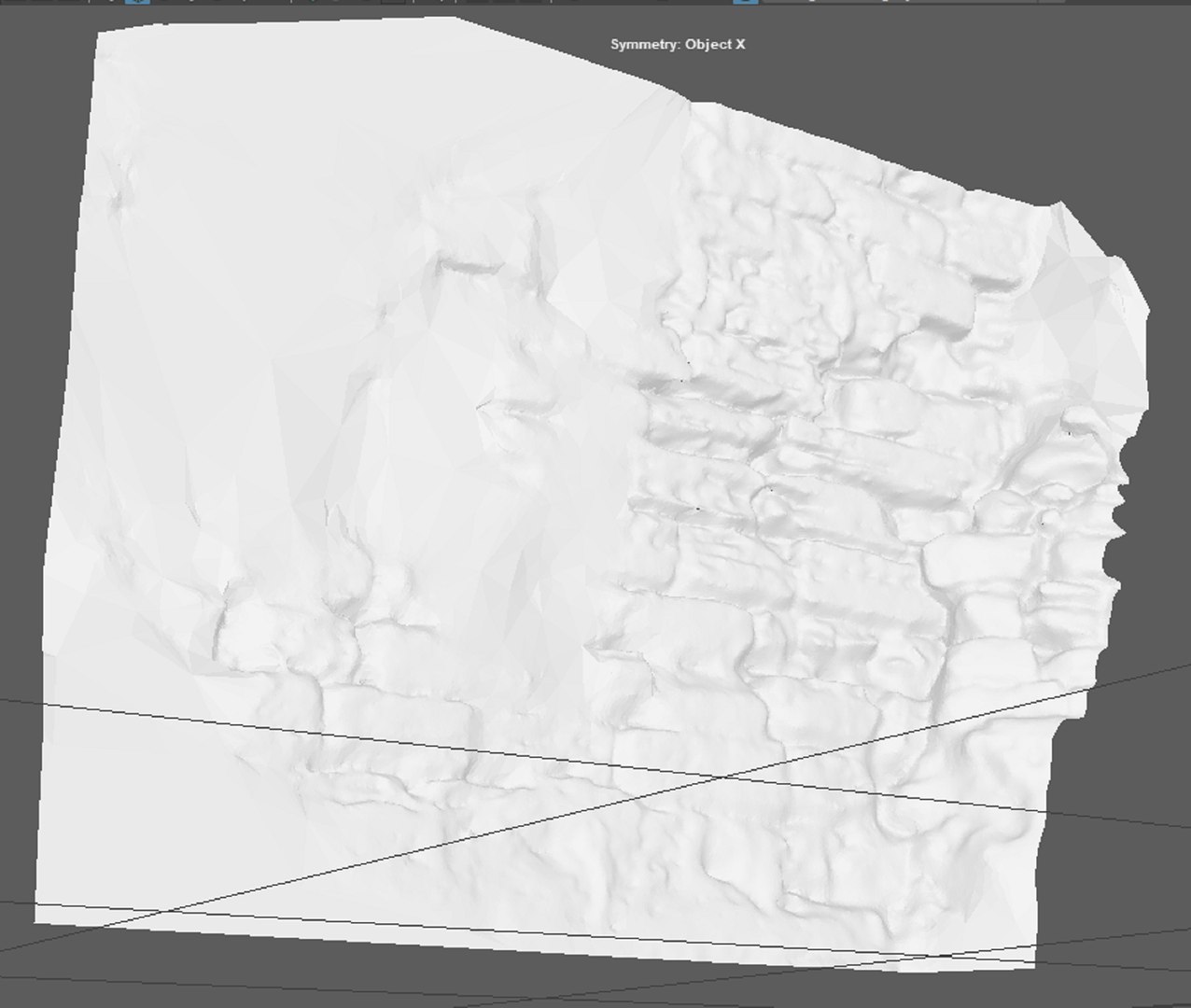3D Ancient Broken Wall Of Castle - TurboSquid 1878159