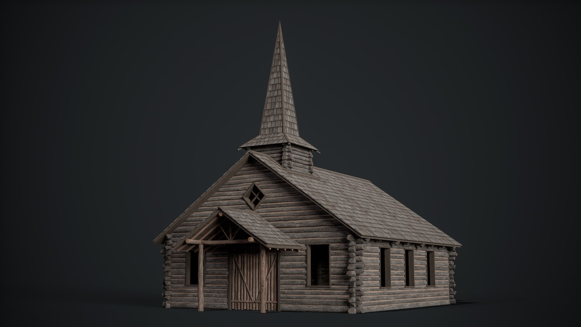 Abandoned Church 3D Model - TurboSquid 2186792