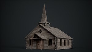 Abandoned Church 3D model