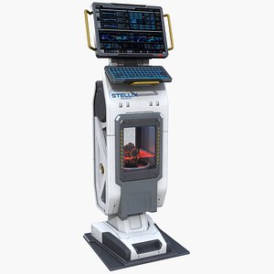 Sci-fi Console Analyzer Device PBR