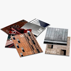 3d model of magazine open