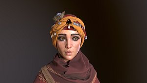 3D Eastern Warrior 5 model