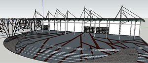 admin library 3D model