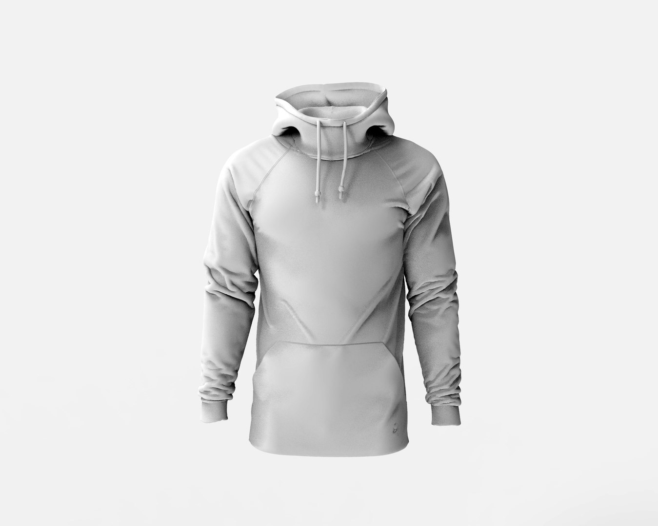 hoodie 3d trefoil graphic sweat