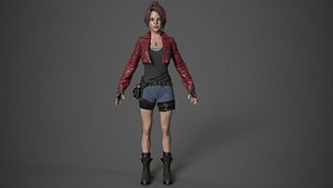 character woman 3D model