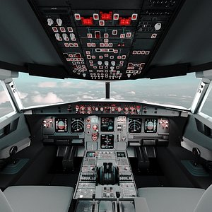 Airplane Cockpit (A320)