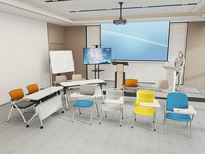 3D Conference Room Interior 3D Model