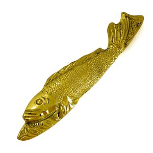 3D golden katana koi fish