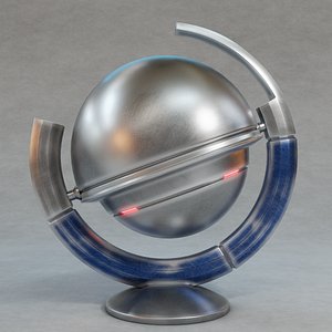 Sci-fi sphere modern art 3D model