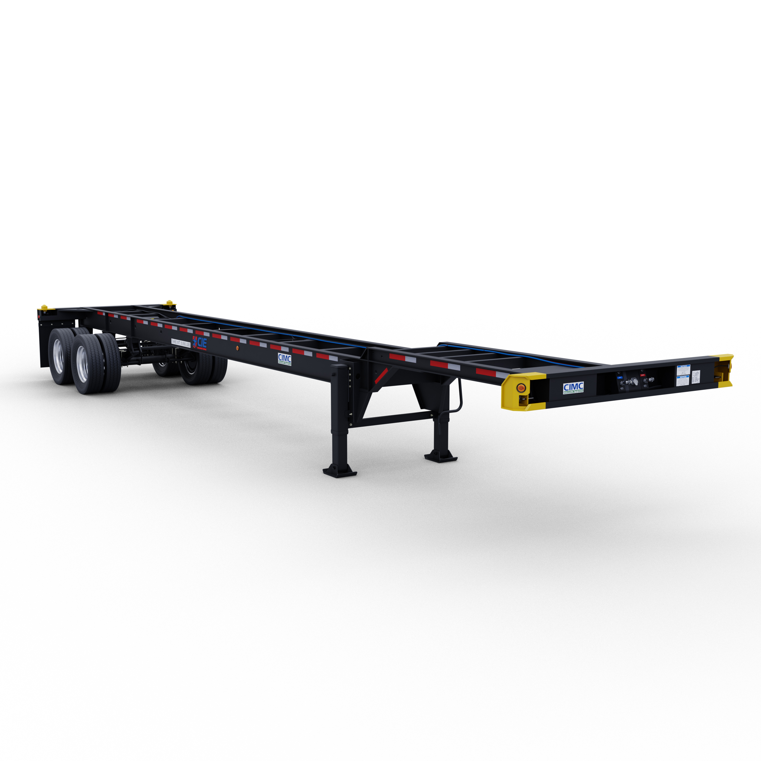 CIE 40 Gooseneck Tandem Chassis 3D model - TurboSquid 1748164