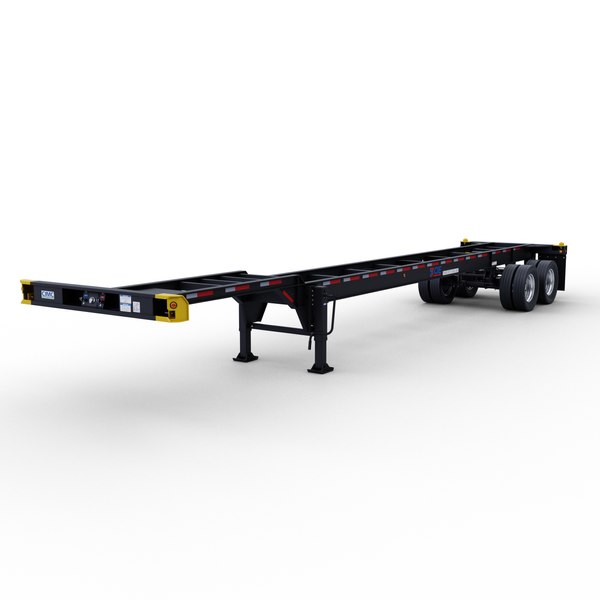 CIE 40 Gooseneck Tandem Chassis 3D model - TurboSquid 1748164