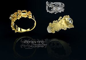 3d ring baroque