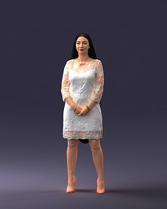 beautiful fashion 3D model