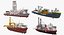 Offshore Oil and Gas Vessels Collection and Complete 3D Modeling Kitbash