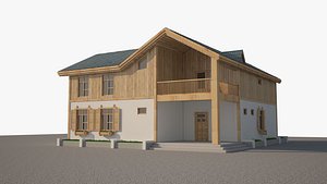 3D house building home model