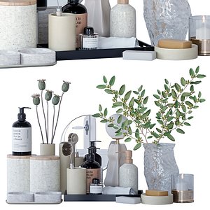Decorative bathroom set