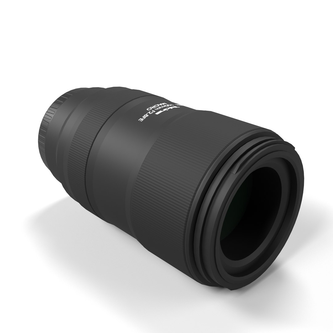 3D Tokina FiRIN  100mm F2 8 FE Macro https://p.turbosquid.com/ts-thumb/2u/AXOvdN/8N/2/png/1651593151/1920x1080/fit_q87/03ca3f5ddc337660f1c84fe2f3b18d7856943b5e/2.jpg