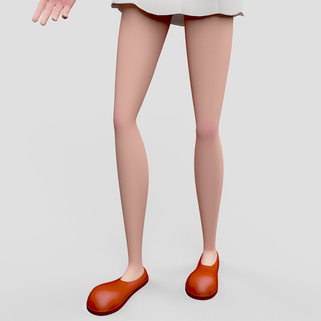 3D celina cartoon girl model - TurboSquid 1337710