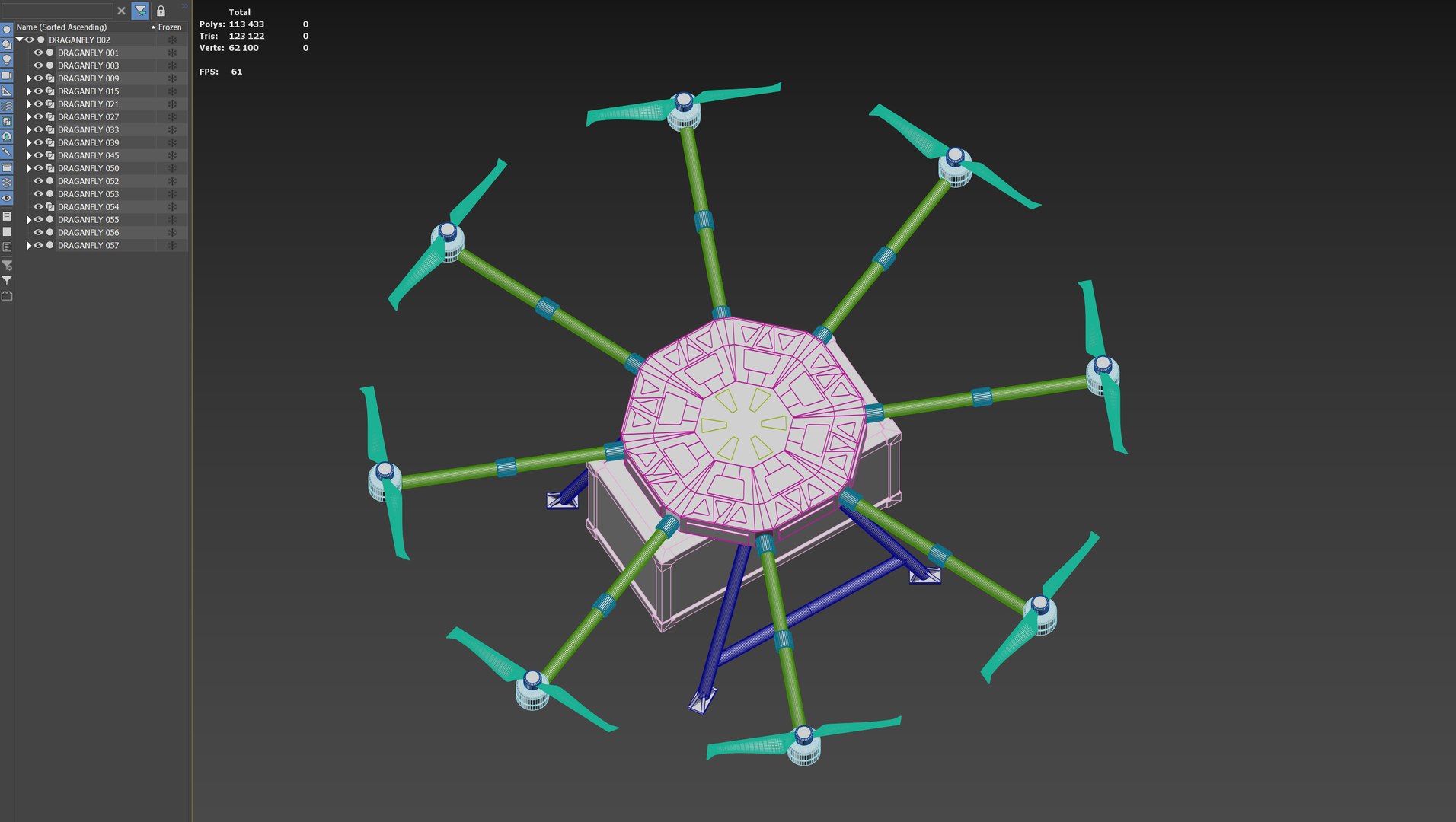 3D Model Heavy Lift Drone DRAGANFLY - TurboSquid 2213753