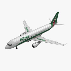 Airbus A320 Alitalia Animated