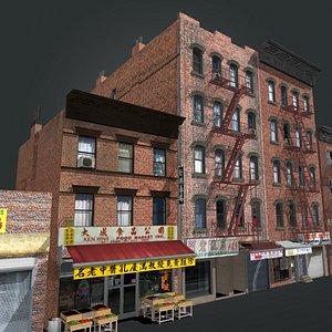3ds max china town