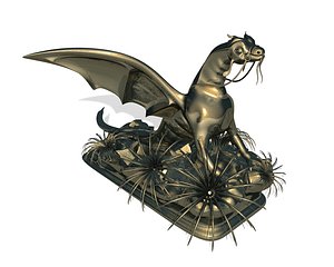 dragon furniture print 3D model