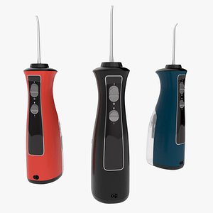 Modern Generic Water Flosser Oral Irrigator Low High Poly 3D model