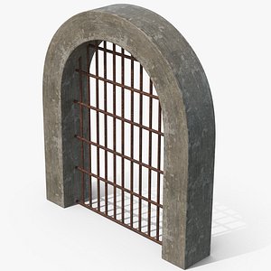 Rusty Dungeon Grate model