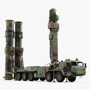 Strategic Long Range Air Defense Transporter Rigged