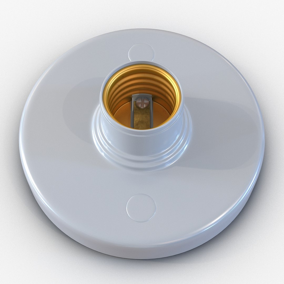 3d Light Bulb Socket
