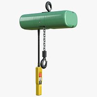 Industrial Lifting Hoist with Chain Hook
