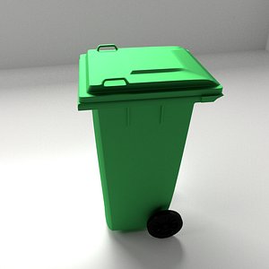 3d outdoor garbage model