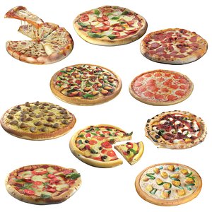 Pizza Collection 3D model