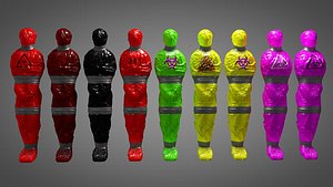 packed corpse male female model